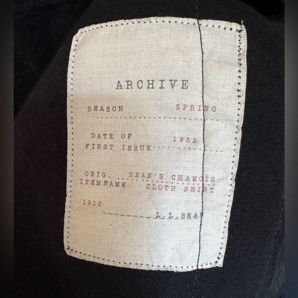 One Of A Kind Custom Handmade L.L. Bean Chamois Cloth Shirt/Jacket - Picture 8 of 8